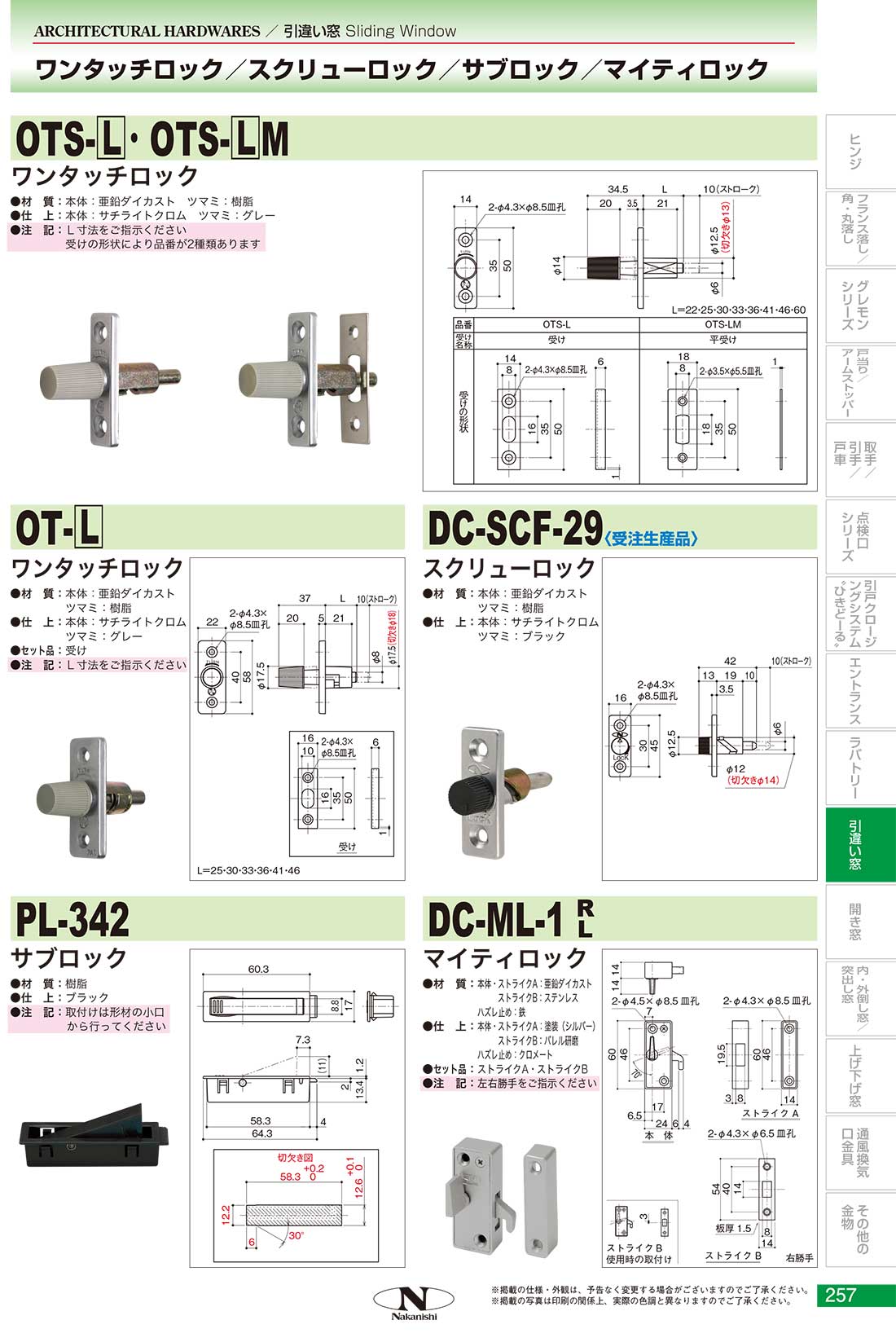 X-1250シリーズ　ハンドル単品